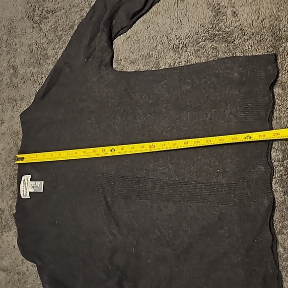 Men's Charcoal Wool Sweater - Picture 5 of 6